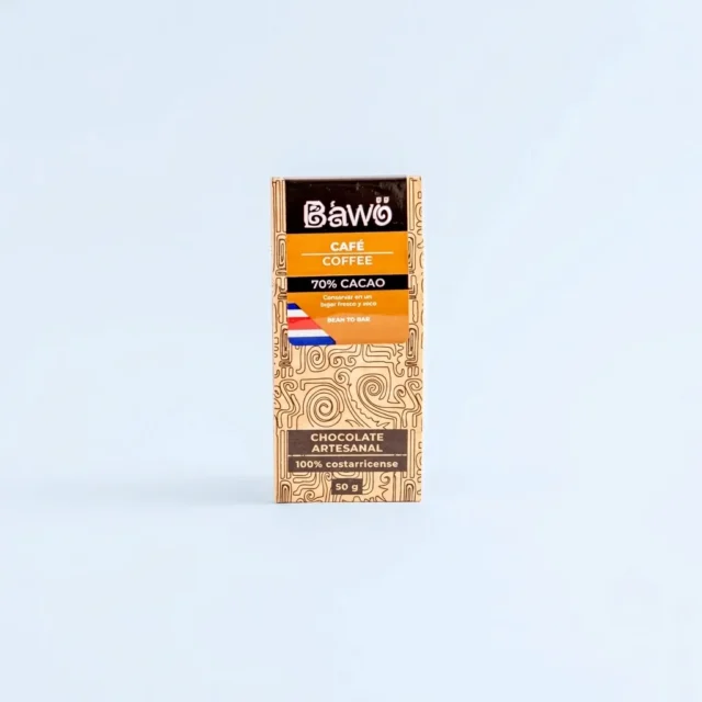 Barra de chocolate 70% con Café · Imagen generada