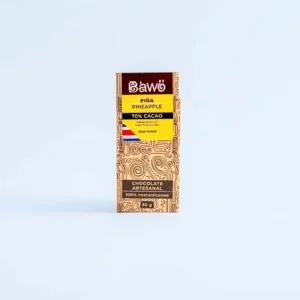 Barra de chocolate 70% con Piña · Imagen generada