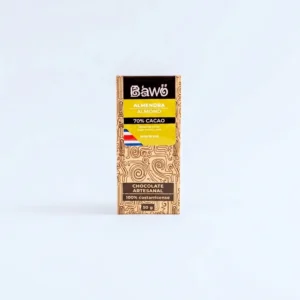 Barra de chocolate 70% con Almendra · Imagen generada