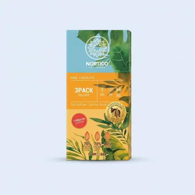 3 Pack Dark Chocolate · Imagen generada
