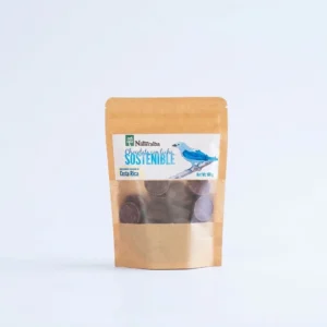 Tapitas de Chocolate Sostenible con Leche · Imagen generada