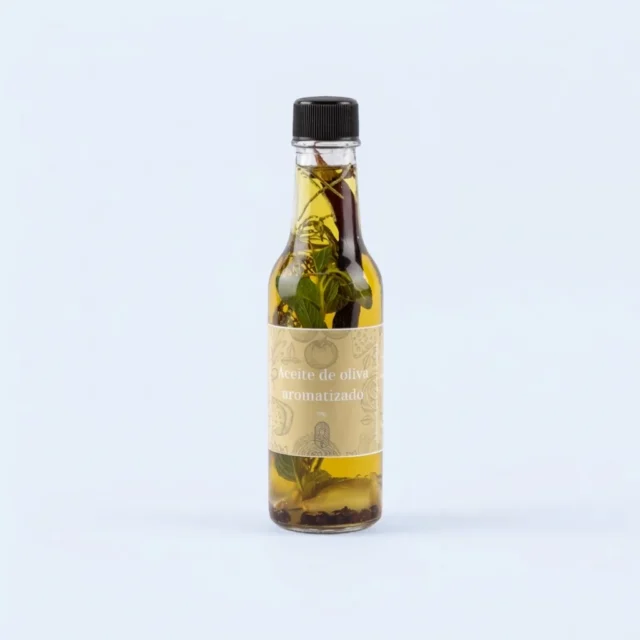 Aceite de Oliva aromatizado · Imagen generada