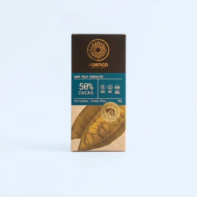 Chocolate 50% Cacao con Leche · Imagen generada