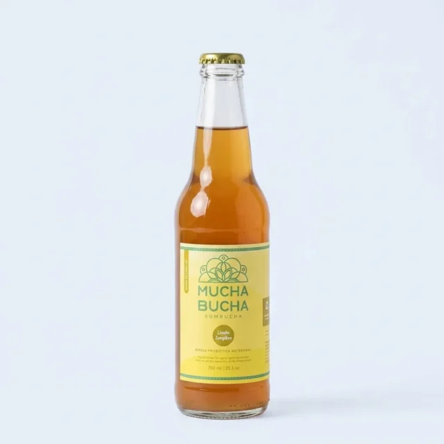 Kombucha Limón Jengibre · Imagen generada