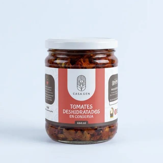 Tomates deshidratados en conserva · Imagen generada