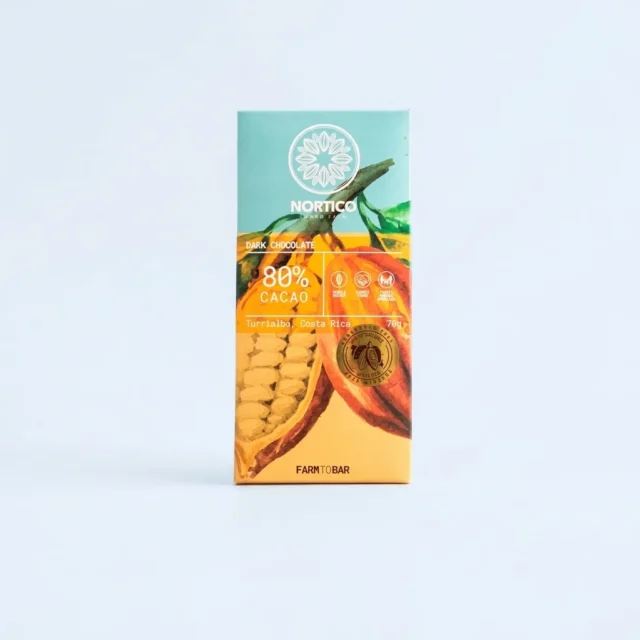 Chocolate 80% Cacao Oscuro · Imagen generada