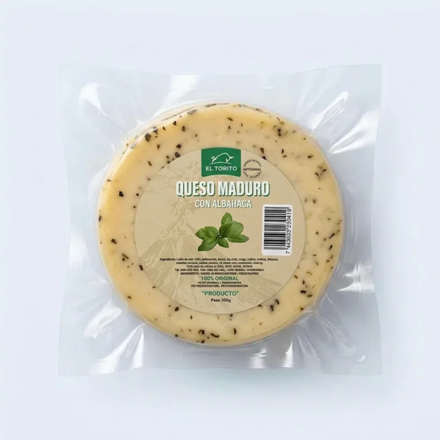 Queso con Albahaca · Imagen generada